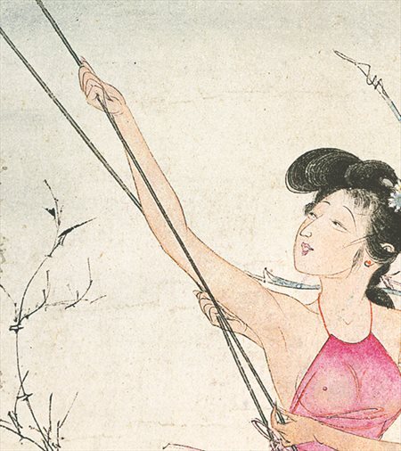 乐平-胡也佛的仕女画和最知名的金瓶梅秘戏图